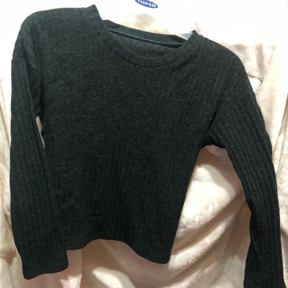 Cute fitted sweater.